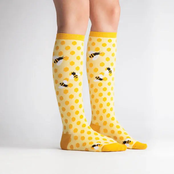 Calceta Larga de Abejas Amarilla - Unitalla