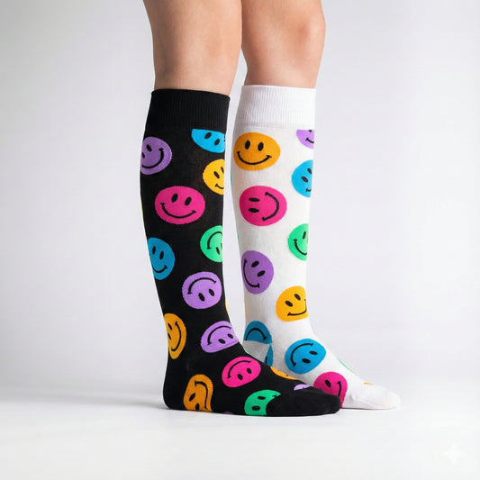 Calceta Larga de Caritas Felices de Colores - Unitalla