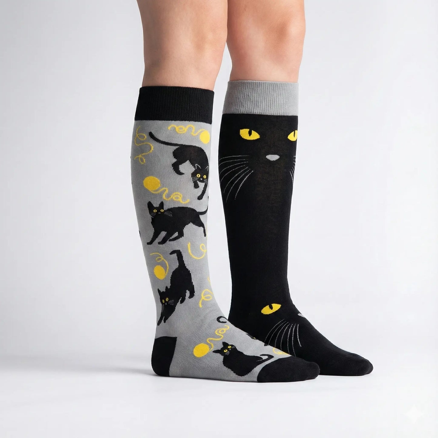 Calceta Larga de Gato Negro - Unitalla