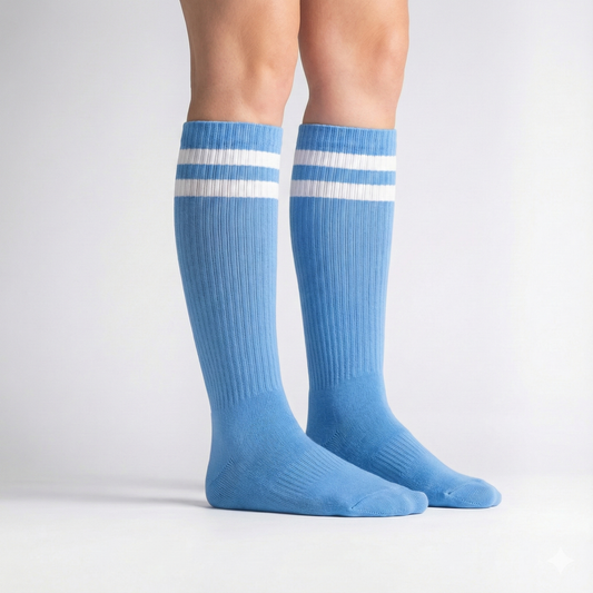 Calceta Larga Deportiva Azul - Unitalla